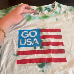 Small tie dye GO USA JCP shirt